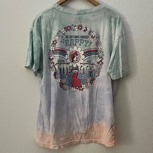 Women’s Buc-ee’s Tie-Dye Retro Floral Graphic T-Shirt